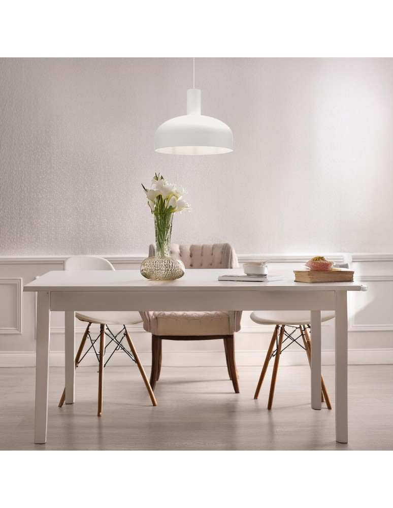 Milagro Lampa wisząca VISBY WHITE 1xE27 MLP1552