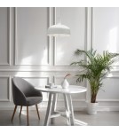 Lampy wiszące pojedyncze - Milagro Lampa wisząca VISBY WHITE 1xE27 MLP1552 - product 4