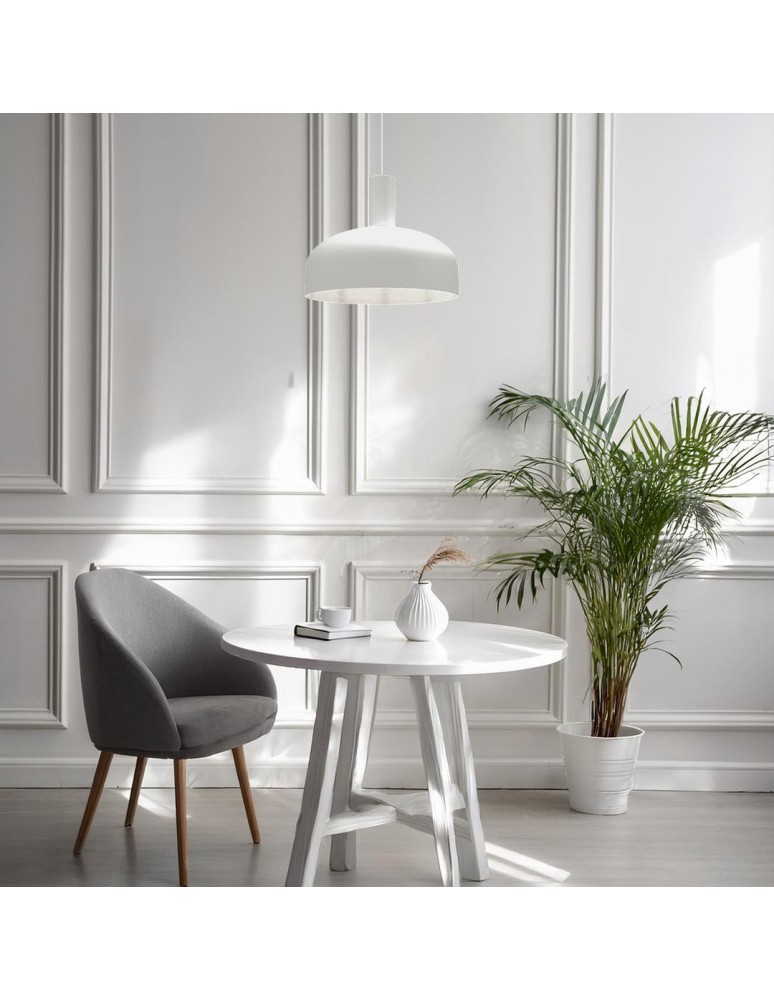 Milagro Lampa wisząca VISBY WHITE 1xE27 MLP1552