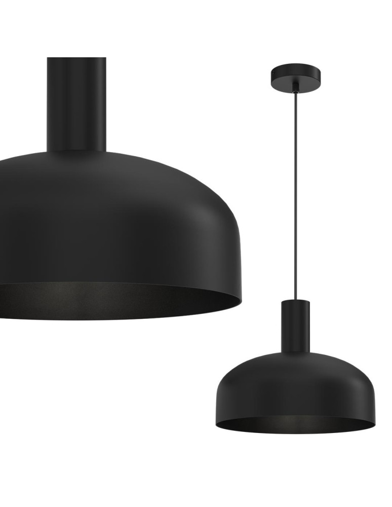 Milagro Lampa wisząca VISBY BLACK 1xE27 MLP1553 Milagro Lampa wisząca VISBY BLACK 1xE27 MLP1553