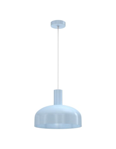Milagro Lampa wisząca VISBY BŁĘKITNY 1xE27 MLP1556