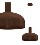 Milagro Lampa wisząca VISBY CZEKOLADOWY 1xE27 MLP1557 Milagro Lampa wisząca VISBY CZEKOLADOWY 1xE27 MLP1557