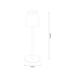 Lampki nocne - Milagro Lampka nocna Toscana black 2W ML1293 - product 4