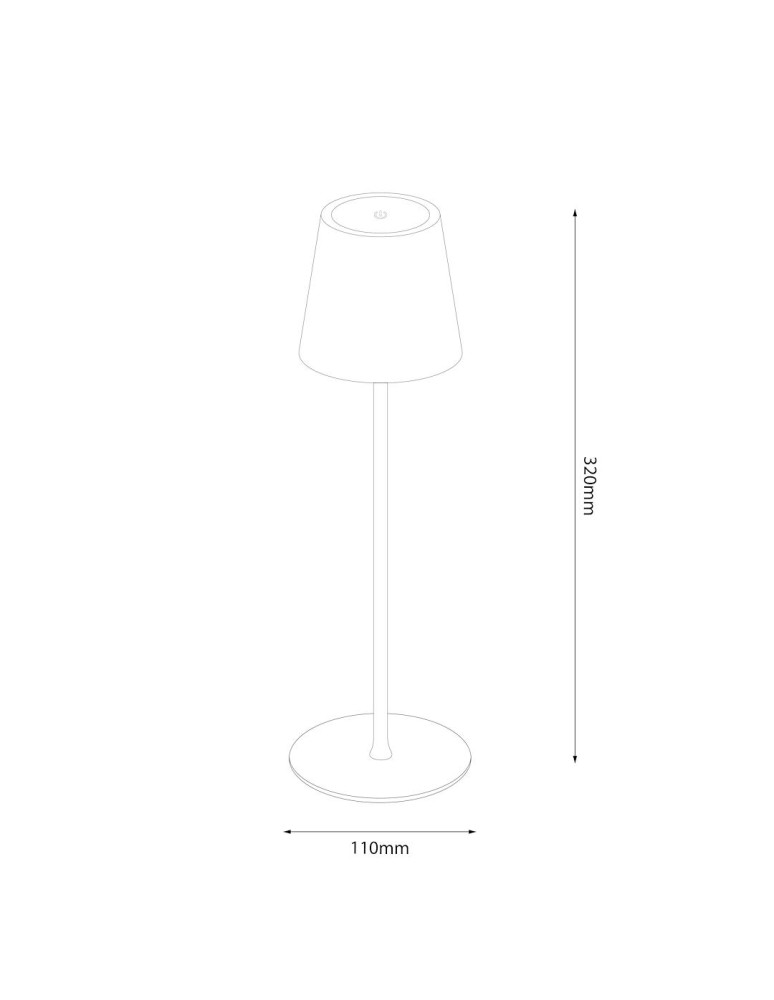 Milagro Lampka nocna Toscana black 2W ML1293