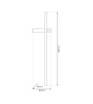 Kinkiety designerskie - Milagro Kinkiet VISION 12W LED 3000K ML1008 - product 3