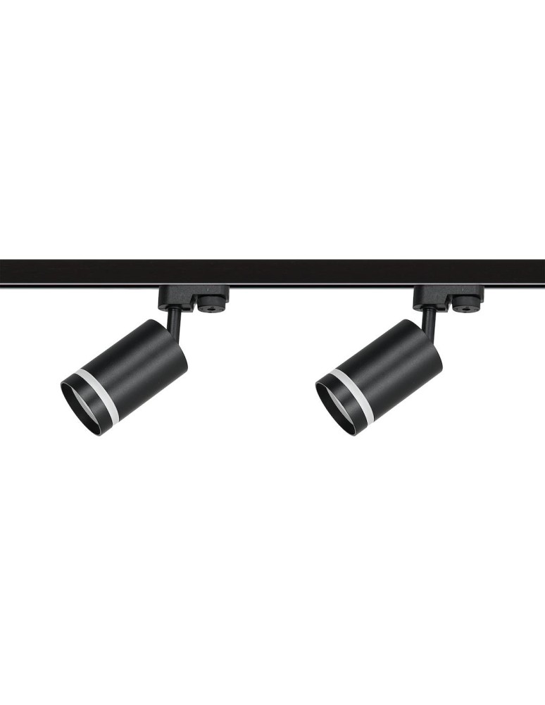 Milagro Zestaw Szynoprzewód 4xPipe Ring GU10 + Prowadnica 2x1m + Złączki - Czarny ML1687 Milagro Zestaw Szynoprzewód 4xPipe Ring GU10 + Prowadnica 2x1m + Złączki - Czarny ML1687