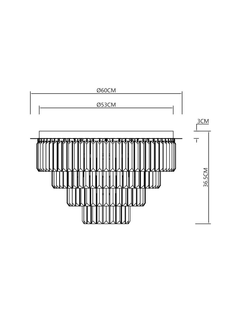 Milagro Lampa sufitowa MILANO fi 60cm 9xE14 ML1024 Milagro Lampa sufitowa MILANO fi 60cm 9xE14 ML1024