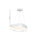 Milagro Lampa Wisząca ASTRO WHITE 40W LED 4000K ML1853 Milagro Lampa Wisząca ASTRO WHITE 40W LED 4000K ML1853