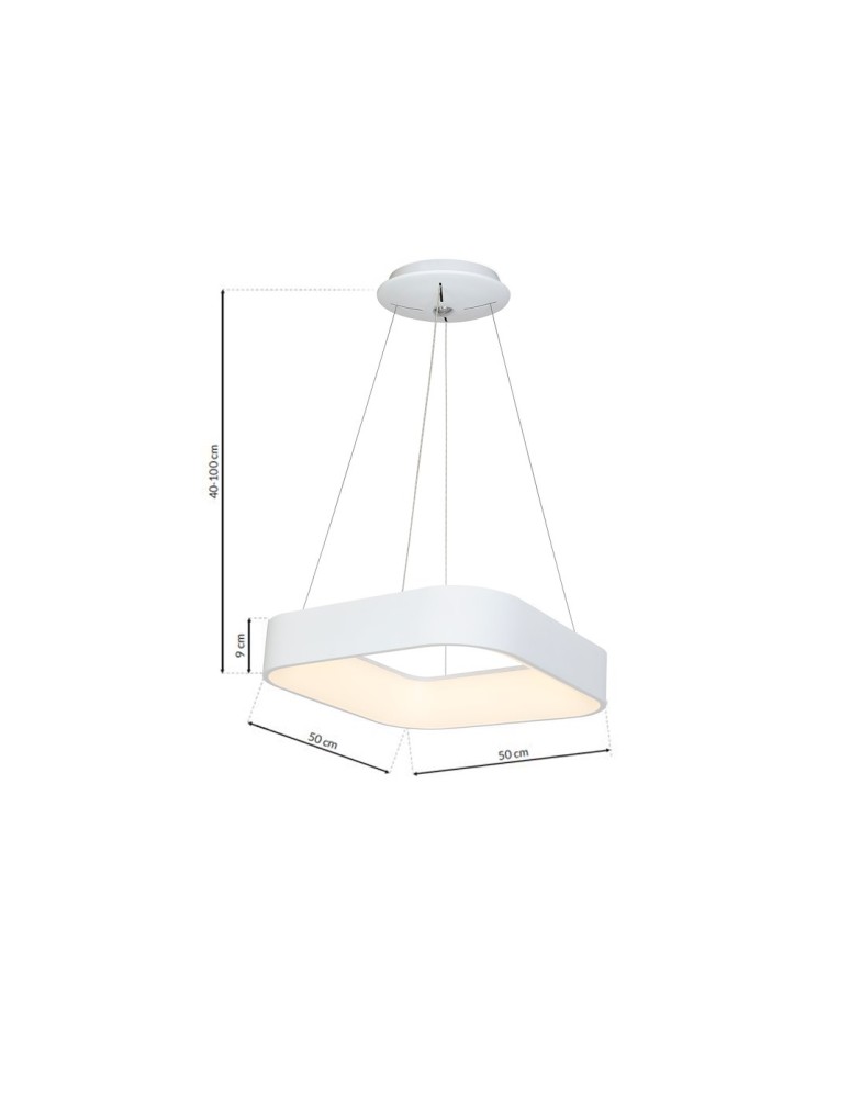 Milagro Lampa Wisząca ASTRO WHITE 40W LED 4000K ML1853 Milagro Lampa Wisząca ASTRO WHITE 40W LED 4000K ML1853