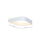 Milagro Plafon ASTRO WHITE 40W LED 4000K ML1854 Milagro Plafon ASTRO WHITE 40W LED 4000K ML1854