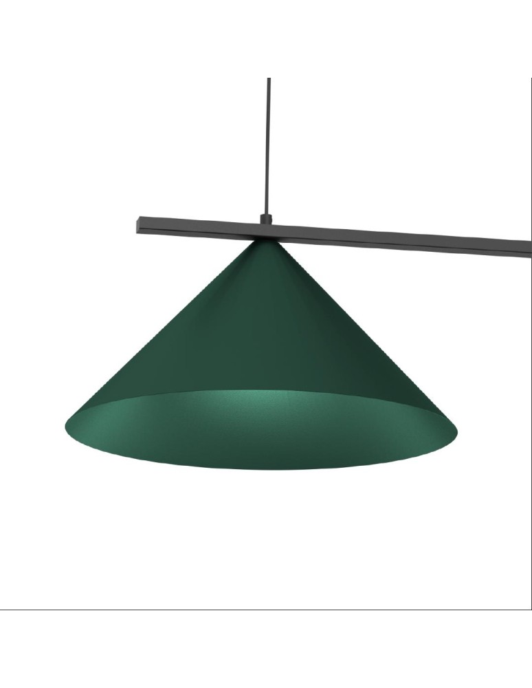 Milagro Lampa wisząca CAPITAL BLACK/GREEN 2XGX53 MLP1529