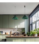 Lampy wiszące podwójne - Milagro Lampa wisząca CAPITAL BLACK/GREEN 2XGX53 MLP1529 - product 5