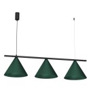 Milagro Lampa wisząca CAPITAL BLACK GREEN 3XGX53 MLP1530 Milagro Lampa wisząca CAPITAL BLACK GREEN 3XGX53 MLP1530