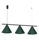 Milagro Lampa wisząca CAPITAL BLACK GREEN 3XGX53 MLP1530 Milagro Lampa wisząca CAPITAL BLACK GREEN 3XGX53 MLP1530