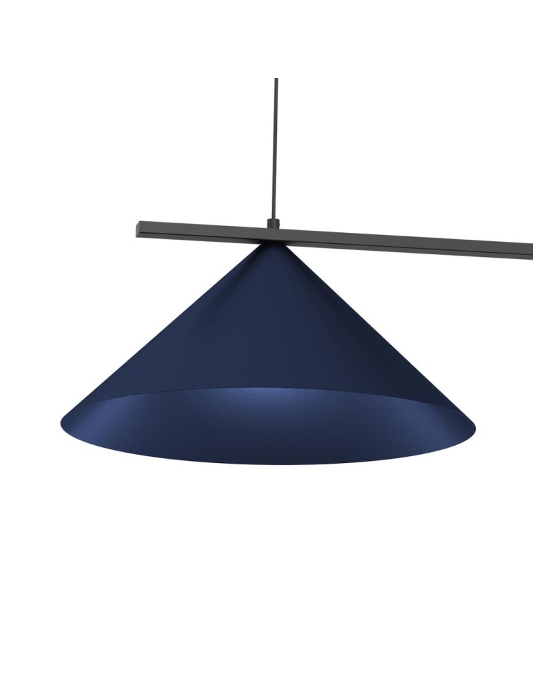 Milagro Lampa wisząca CAPITAL BLACK/NAVY BLUE 2XGX53 MLP1531