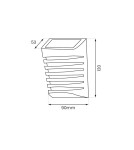 Eko-Light Kinkiet Solarny Strip 3000K EKO0723 Eko-Light Kinkiet Solarny Strip 3000K EKO0723