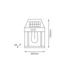 Eko-Light Kinkiet Solarny Filo 3000K EKO0726 Eko-Light Kinkiet Solarny Filo 3000K EKO0726