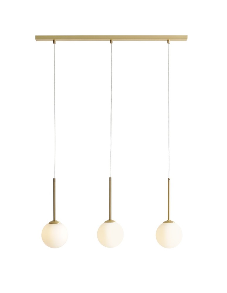 Aldex Lampa Wisząca BOSSO 3 BRASS 3 x max 10W LED (1087E_40)