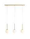 Aldex Lampa Wisząca BOSSO 3 BRASS 3 x max 10W LED (1087E_40)