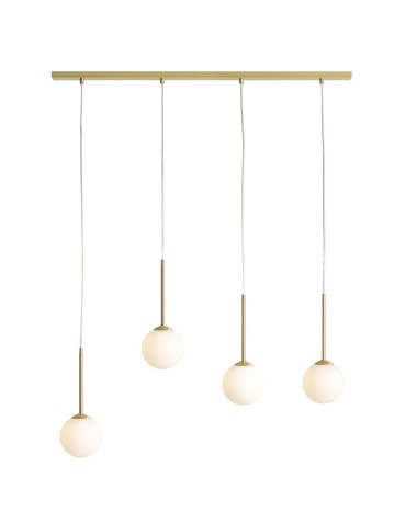 Aldex Lampa Wisząca BOSSO 4 BRASS 4 x max 5W LED (1087L40)