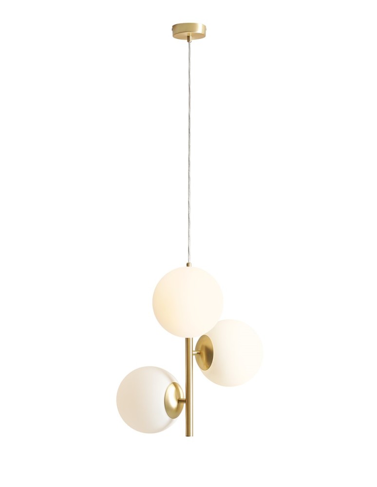 Aldex Lampa Wisząca FIN 3 BRASS M 3 x max 15W LED (1120E40_M)