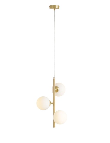 Aldex Lampa Wisząca FIN 3 BRASS S 3 x max 10W LED (1120E40_S)