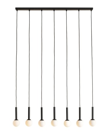 Aldex Lampa Wisząca RIU 7 ALL BLACK 7 x max 5W LED (1121T1)