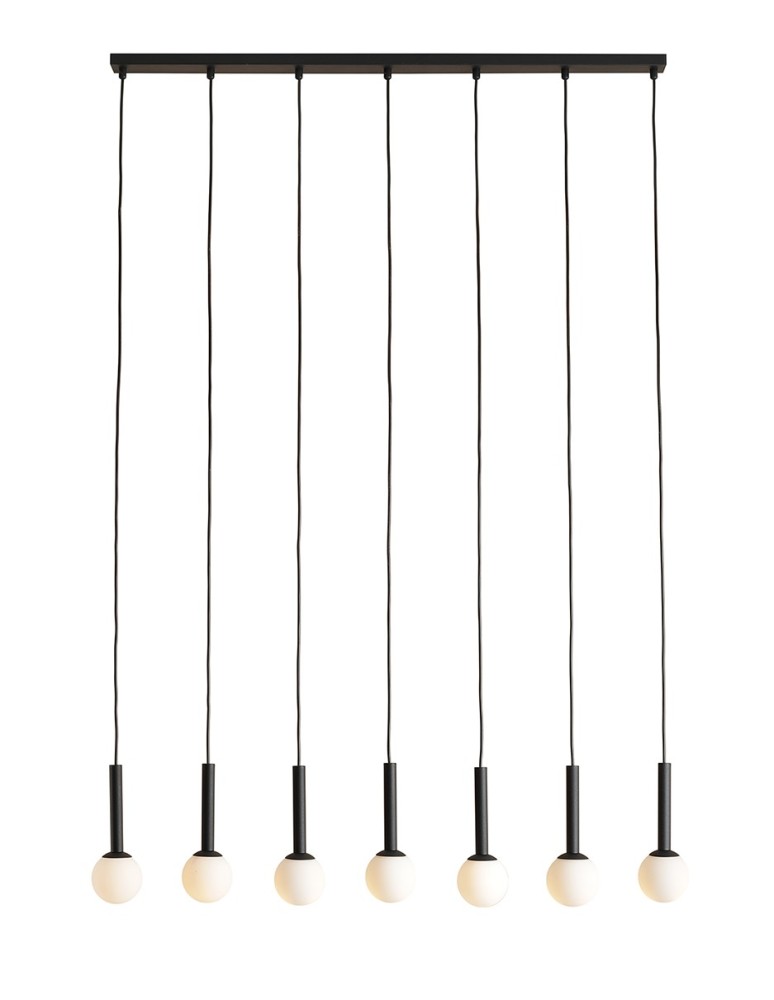 Aldex Lampa Wisząca RIU 7 ALL BLACK 7 x max 5W LED (1121T1)