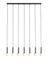 Aldex Lampa Wisząca RIU 7 ALL BLACK 7 x max 5W LED (1121T1)