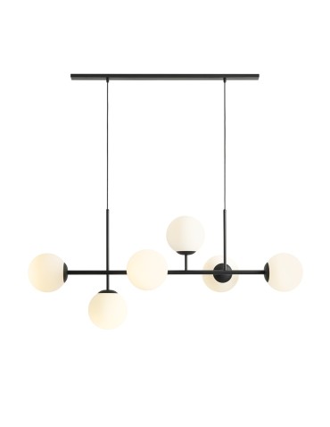 Aldex Lampa Wisząca FIN 6 BLACK 6 x max 15W LED (1120K1)