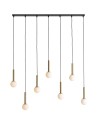Aldex Lampa Wisząca RIU 7 BLACK / BRASS 7 x max 5W LED (1121T40)