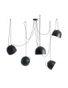 Aldex Lampa Wisząca NOOR 5 BLACK 5 x max 15W LED (1122F1)