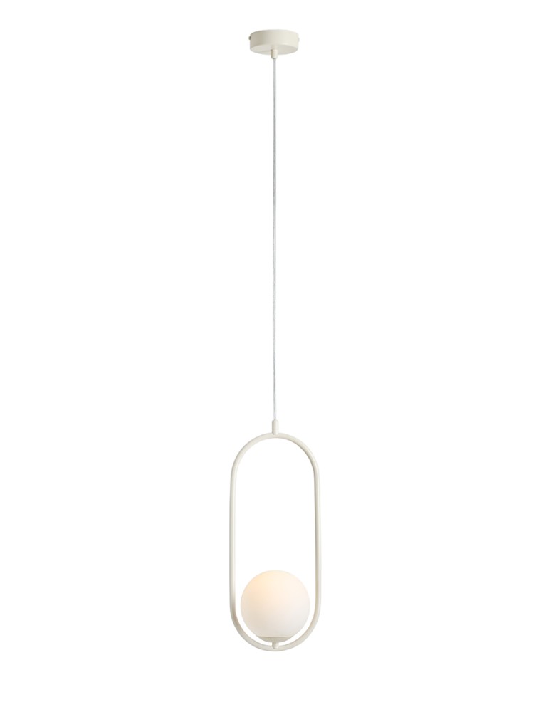 Aldex Lampa Wisząca RIVA CREAM 1 x max 10W LED (1086G9)