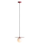 Lampy wiszące kule - Aldex Lampa Wisząca LOOP RED WINE S 1x max 10W LED (1125G15_S) - product 1
