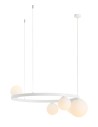 Aldex Lampa Wisząca GARDA 5 RING WHITE 4 x max 10W LED / 1 x max 15W LED (1099F_R)