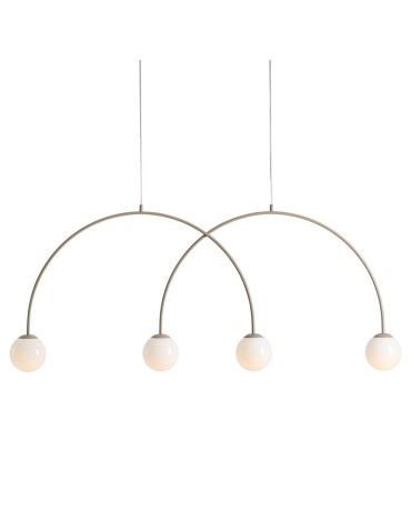 Aldex Lampa Wisząca UNA 4 BEIGE L 4 x max 10W LED (1116L17_L)