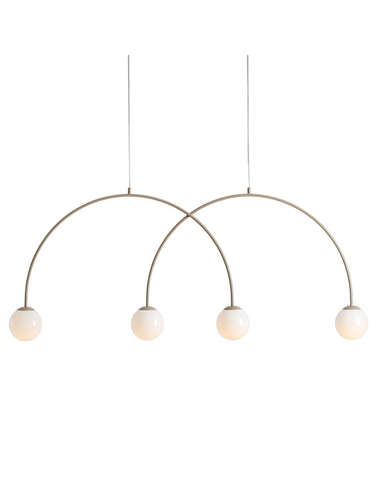 Aldex Lampa Wisząca UNA 4 BEIGE L 4 x max 10W LED (1116L17_L)