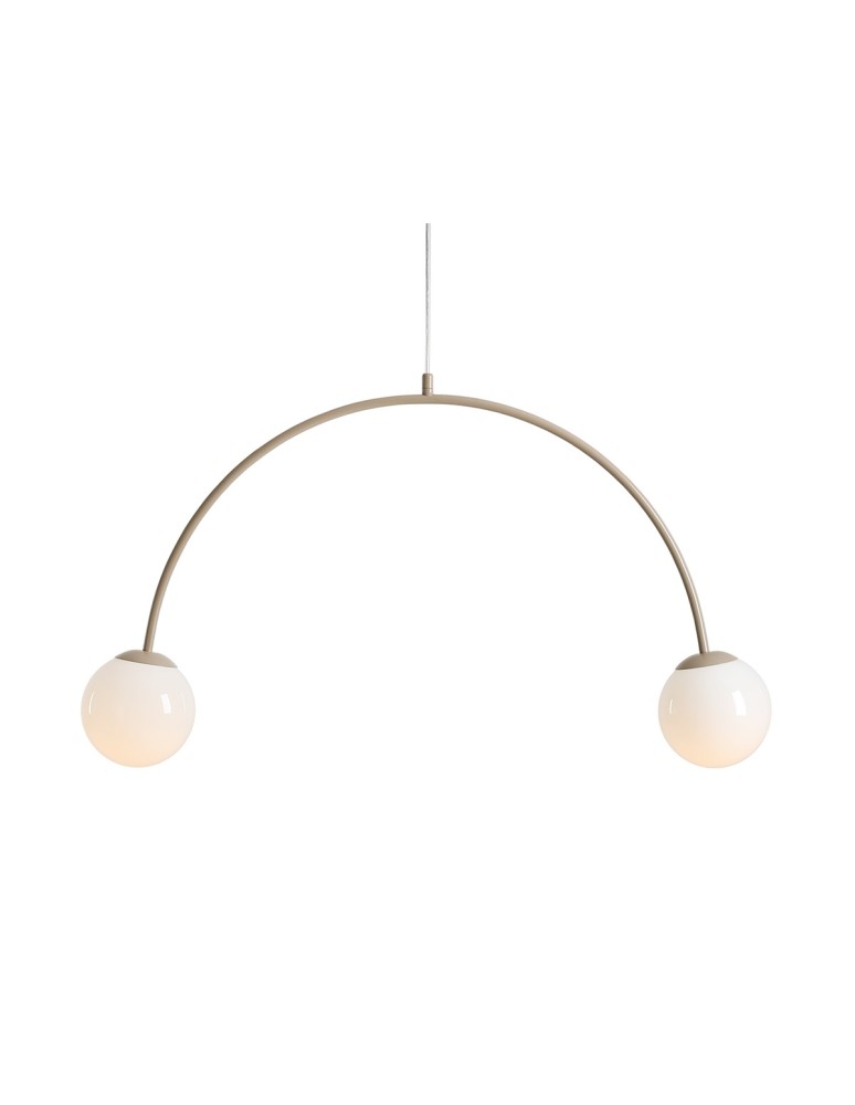 Aldex Lampa Wisząca UNA 2 BEIGE 2 x max 10W LED (1116H17)