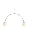Aldex Lampa Wisząca UNA 2 BEIGE 2 x max 10W LED (1116H17)
