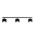 Lampy sufitowe punktowe - Aldex PLAFON TULL 3 BLACK 3 x max 12W LED (1127PL_E1) - product 1