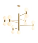 Lampy wiszące kule - Aldex PLAFON FLARE 13 BRASS 13 x max 5W LED (1134PL_R40) - product 1