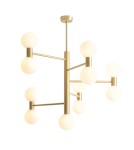 Lampy wiszące kule - Aldex PLAFON FLARE 11 BRASS 11 x max 5W LED (1134PL_W40) - product 1