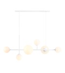 Lampy wiszące kule - Aldex Lampa Wisząca DIONE 6 WHITE (LISTWA) 4 x max 10W LED / 2 x max 15W LED (1092K_2) - product 1