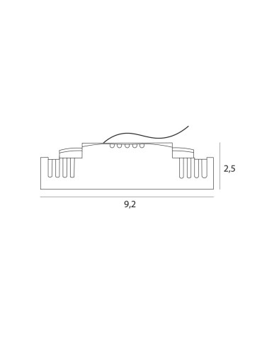 Maxlight Oprawa Wpustowa X-Line, Do Skompletowania Z Trafo Ht0134 H0134 - product 2