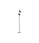 Lampy podłogowe regulowane - Azzardo VIVI Podłogowa 2 BK/BK Czarny Mat/Czarny Mat 2xGU10 AZ5726 - product 1