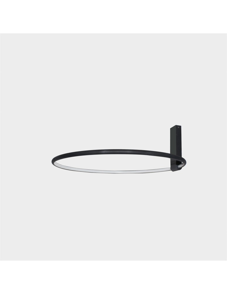 Azzardo Sufitowa Ring VINCENT 40 BK Czarny Mat 1xLED AZ6200