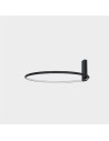 Azzardo Sufitowa Ring VINCENT 40 BK Czarny Mat 1xLED AZ6200