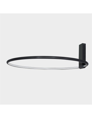 Azzardo Sufitowa Ring VINCENT 60 BK Czarny Mat 1xLED AZ6201