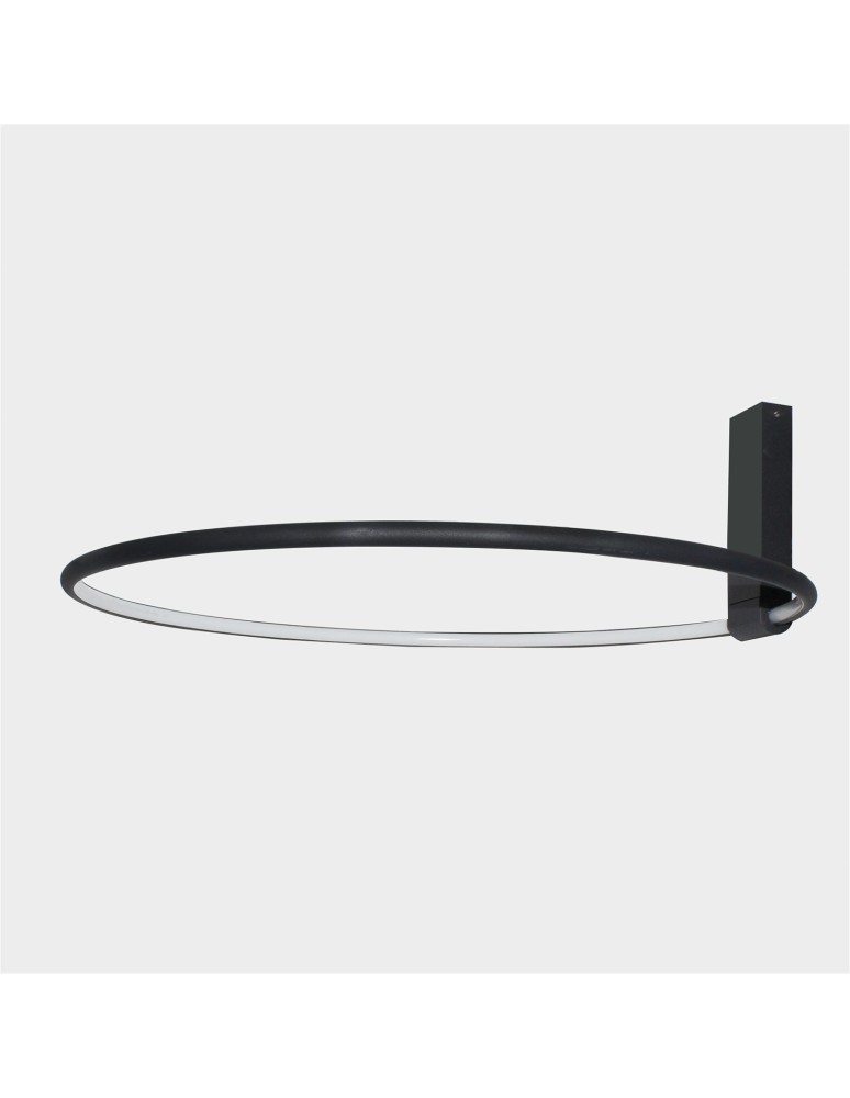 Azzardo Sufitowa Ring VINCENT 60 BK Czarny Mat 1xLED AZ6201