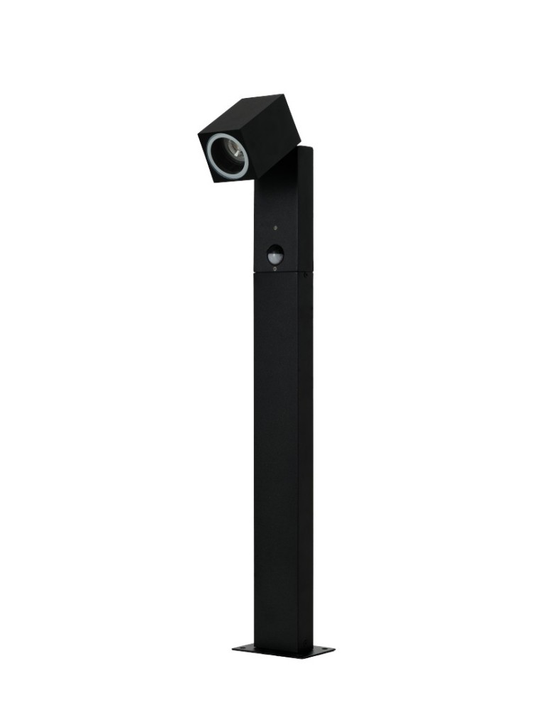 Azzardo SVAN SENSOR IP54 BK Czarny/Transparentny 1xGU10 Zewnętrzna Stojąca z Czujnikiem AZ5860
